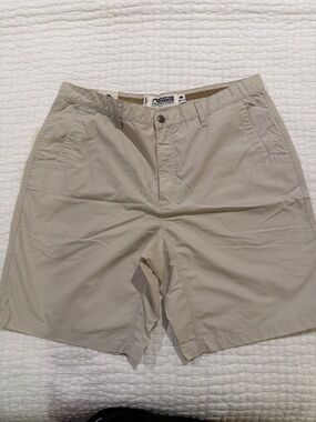 Mountain Khaki Men's Light Khaki Flat-Front Shorts